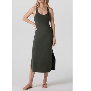 Vuori Halo Racerback Midi Tank Dress